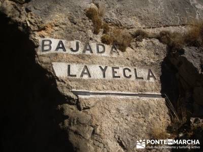 Bajada al Desfiladero de Yecla; torrelaguna; patones